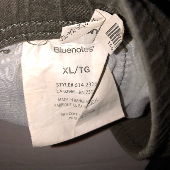 BLUENOTES | Men’s Slim Cotton Jogger; Size “XL” - Picture 5 of 12